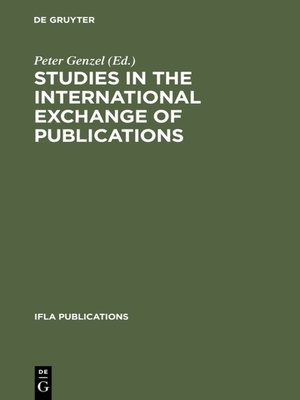 cover image of Studies in the international exchange of publications
